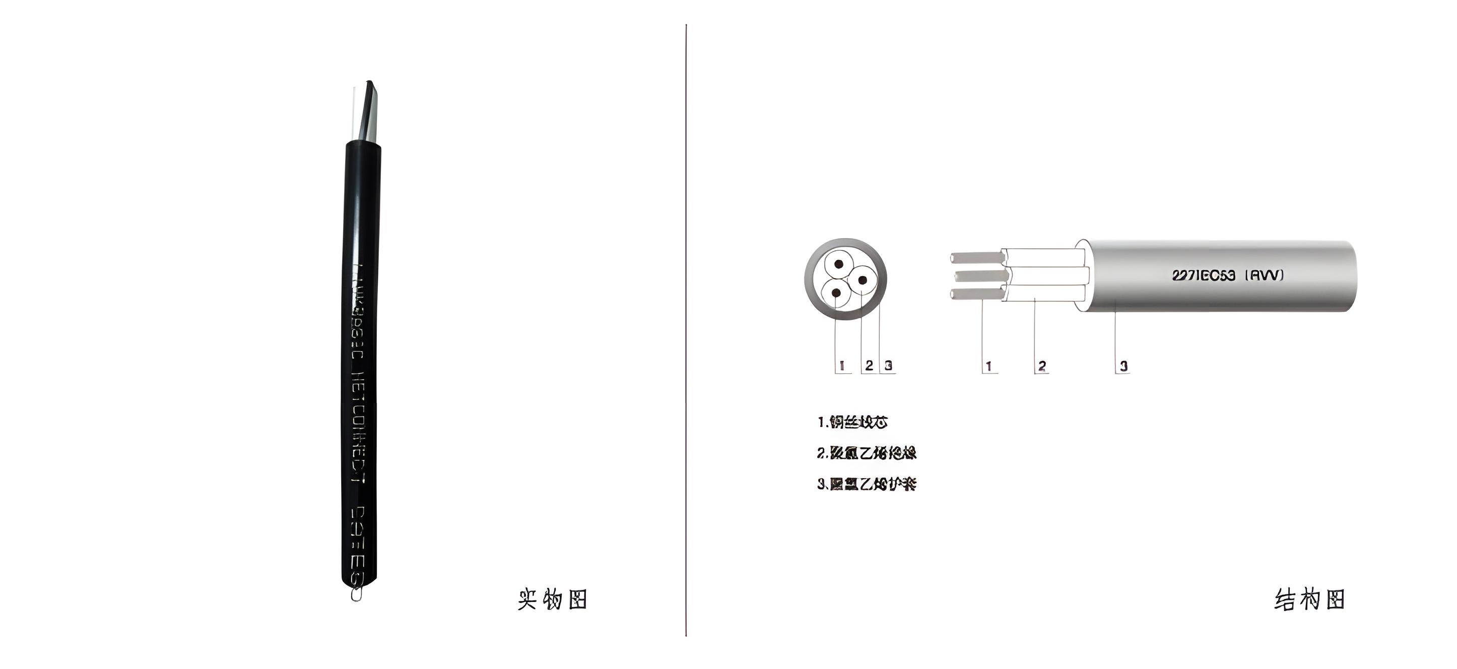 227IEC53(RVV)护套控制电缆